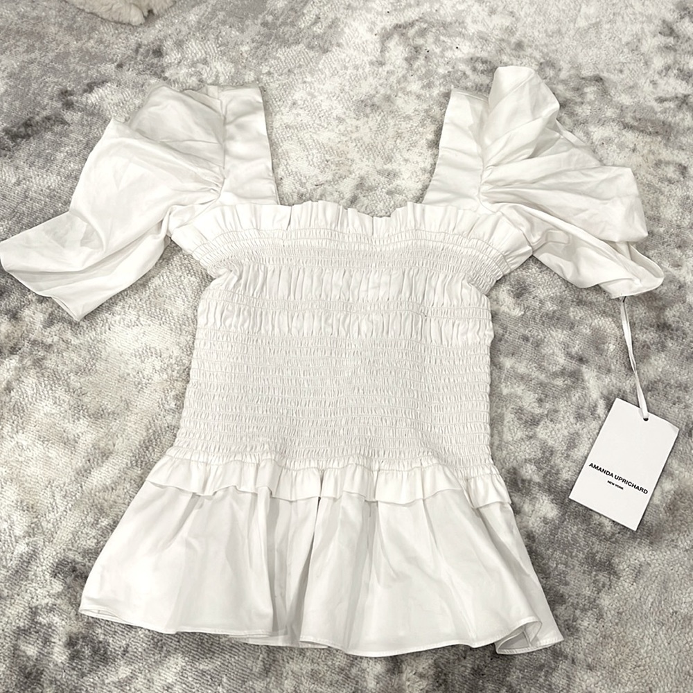 Amanda Uprichard White Top - New / With Tags